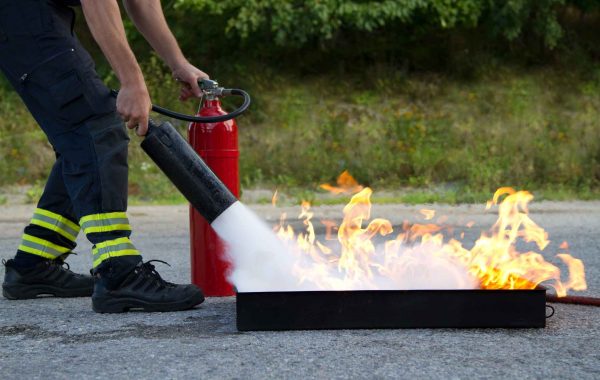 Brandschutz Übung Löschung